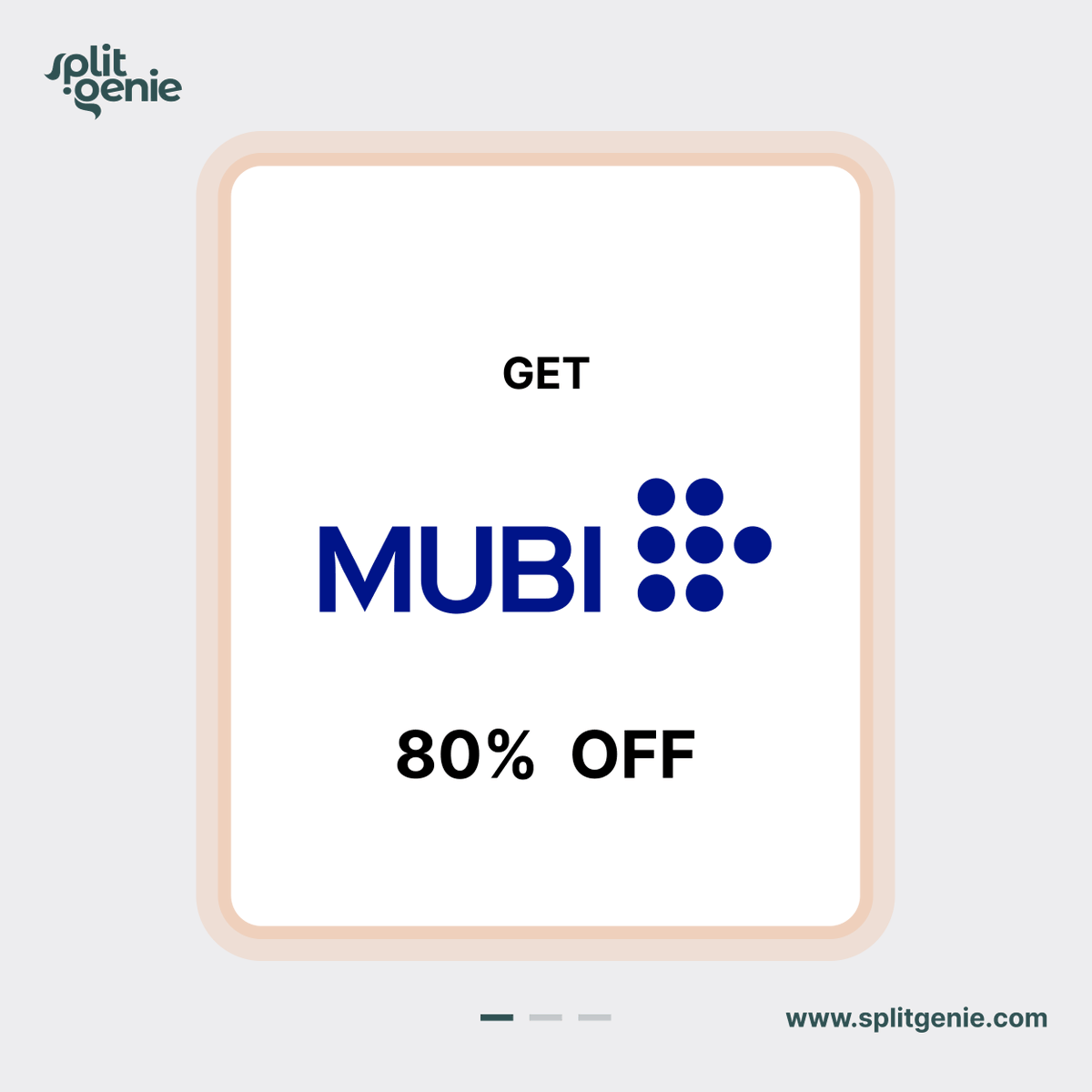 SplitGenie's tweet photo. Split your Mubi subscription with others on @splitgenie and save 80%💖

Website: https://t.co/NQgBCYiS40

Join a Mubi subscription at just Rs. 100 per year! 😮

Share (or Host) your subscription and earn 4800/- annually🤑

#mubi #splitgenie #shareonsplitgenie #startup #business https://t.co/NhNAHr4zEj