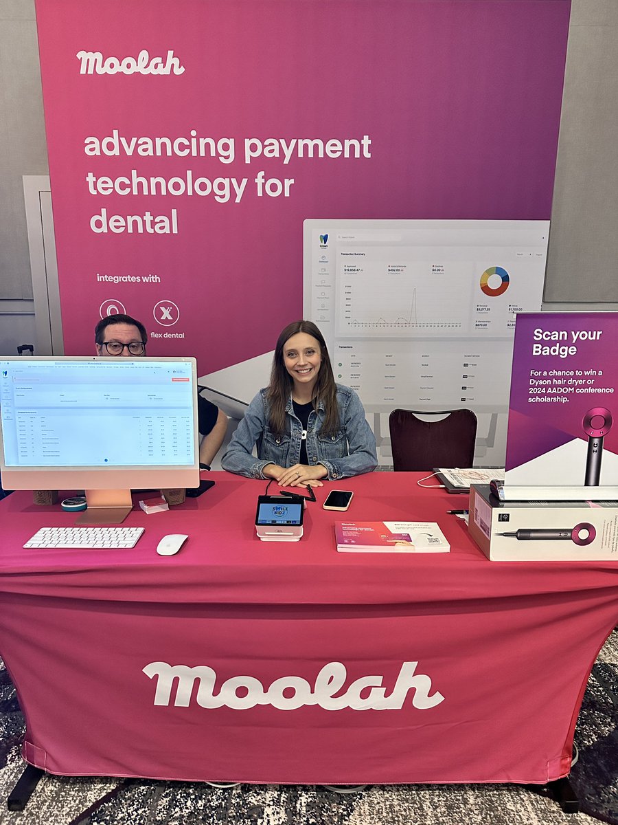 moolahtweets's tweet photo. Having an amazing time at #AADOM23 come say hi to us at booth 504 https://t.co/IkRU6ke6LG