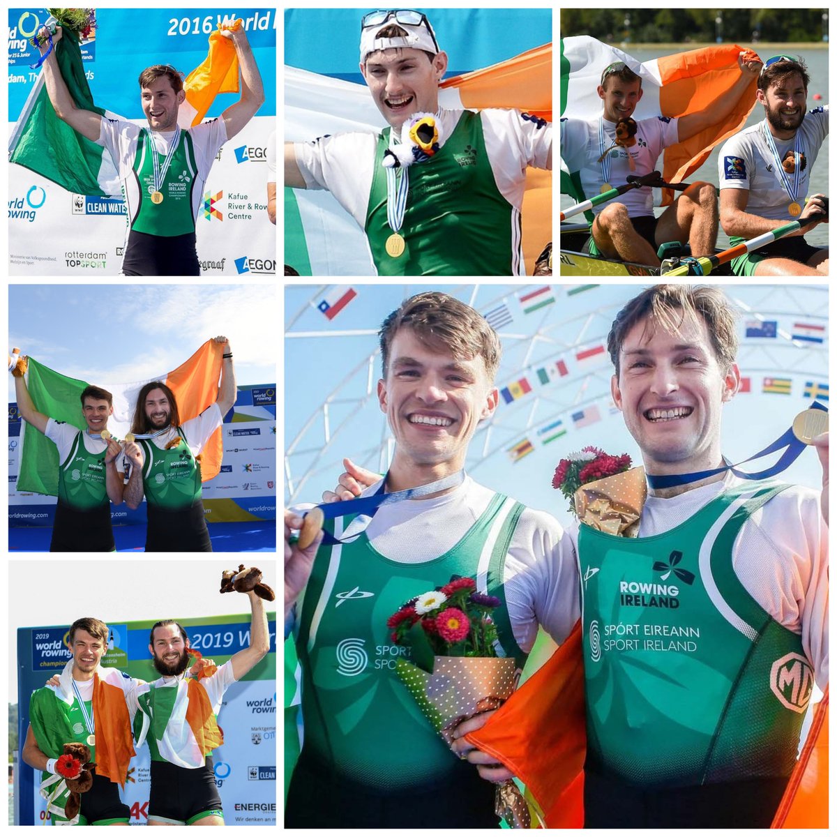 We need to talk about Paul O'Donovan again. Ireland's greatest-ever rower. He is now a six-time world rowing champion, not to mention an Olympic gold & silver medallist. Has won world gold in the single (2) & double (4), the last three with Fintan McCarthy, before that with Gary