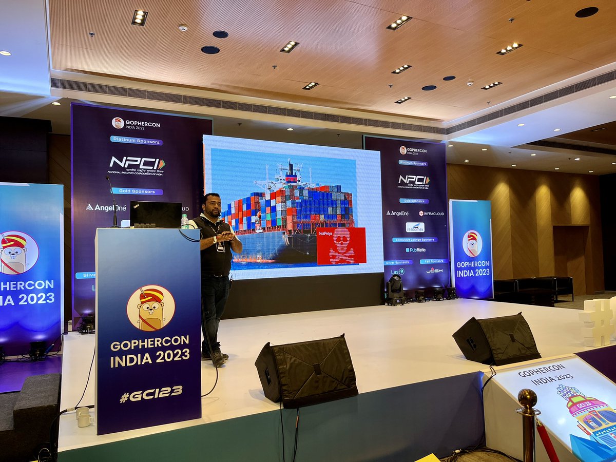 GopherConIndia's tweet image. Wrapping up an incredible Day 1 at GopherCon India with Suryakant Dhakane&apos;s insights on fortifying Gopher&apos;s castle: Securing Golang&apos;s supply chain.

#GopherconIndia2023 #GCI23 #Gopherconindia #Gofriends #gophercon #Gophers #Golang #Godevelopers