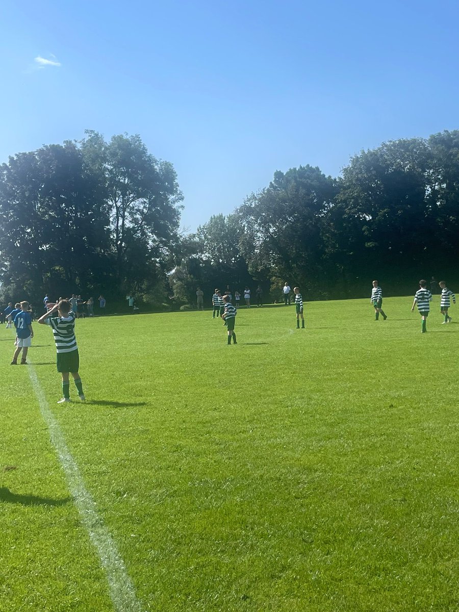 Our U13C kicked off their season today away to Tolka Rovers. Bathed in beautiful sunshine, they won 6-0. Goals by James O'Reilly, Hugo Walsh (2), Nicholas Maag, Ryan Donohoe and Milan Kondarev 🟢⚪️⚽️