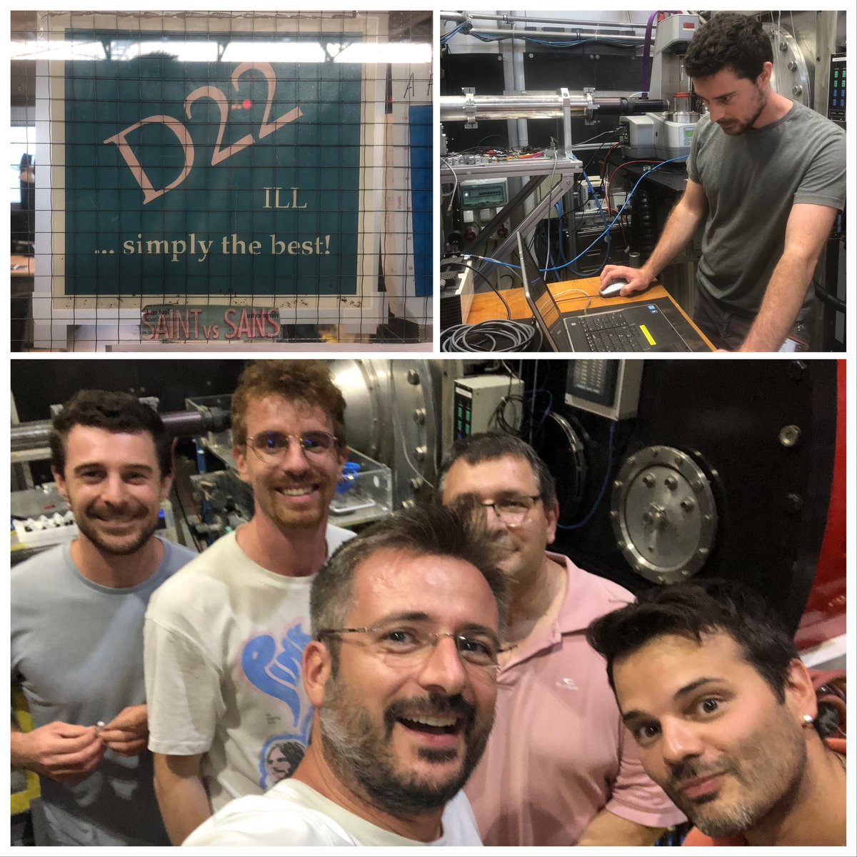 Enjoying an exciting & productive scientific weekend of Rheo-#SANS on #cellulose based #gels @ILLGrenoble on D22 hosted by the wonderful Lionel Porcar! Stay tuned for the results! 😎#rheology #neutron #neutronscattering #everythingflows cc @INP_CNRS @INC_CNRS
