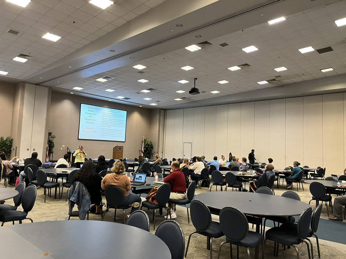 ScienceDcps's tweet image. So excited for teachers to learn about formative assessment and student sense making at the Middle School Science Academy! @DuvalSchools