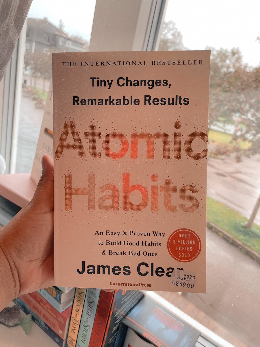 El mejor regalo 🎁 que me he podido dar yo misma.💖 #atomichabits #jamesclear #bookslovers ✨