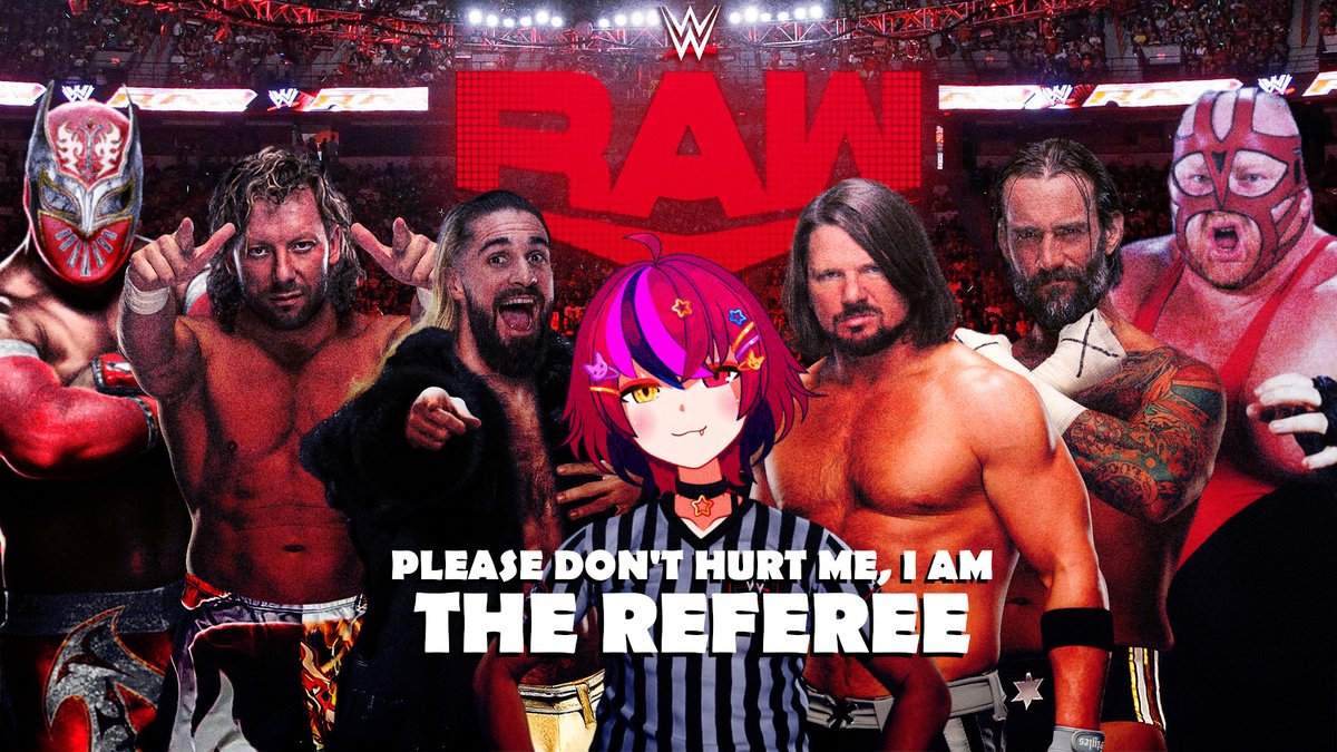 Wakkonoodles's tweet photo. My new Wrestling series "PLEASE DON'T HURT ME, I AM THE REFEREE" debuts this Monday, Sept. 11th! #WrestlingEmpire #VTubers #efed #thereferee
https://t.co/mH2d0l9nVh https://t.co/8CfBSHLUPK