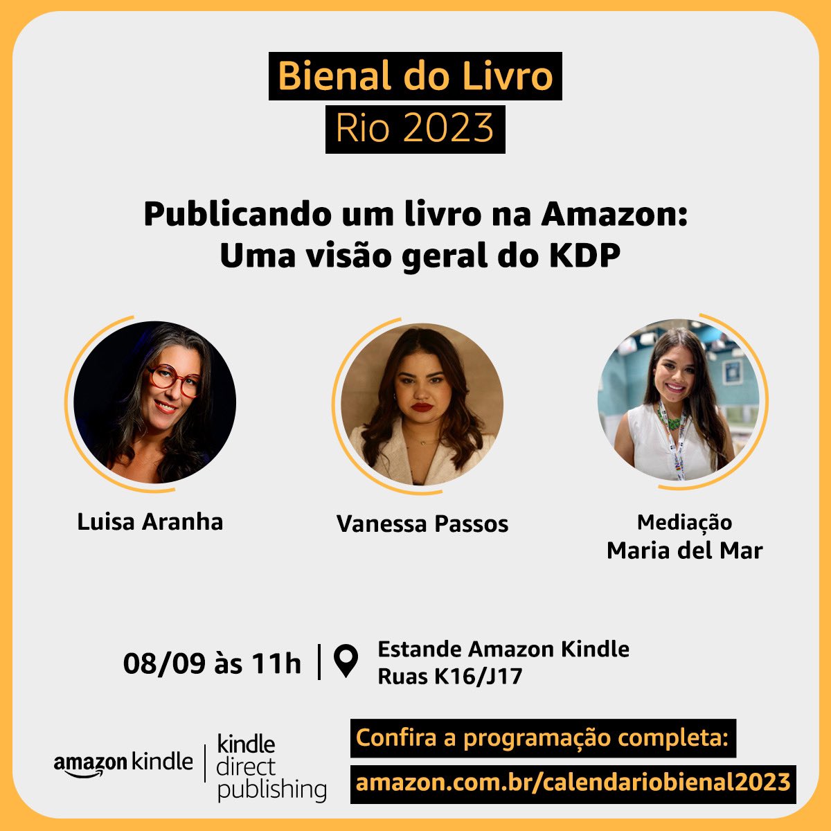 A alegria de estar na <a href="/bienaldolivro/">Bienal do Livro Rio</a>, participar de mesas, abraçar leitores &amp; autografar livros! ❤️‍🔥
