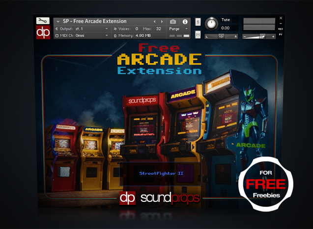 FREE ARCADE EXTENSION for 8bit Madness 
- New Release-  for Native Instruments Kontakt #arcade #sounds #wavs #wav #kontakt #new #vst #nativeinstruments #chiptune #gamesounds #arcade #gamer #console #gamemachine #sid #c64 #commodore #atari #nes #musicforgames #gamemusic