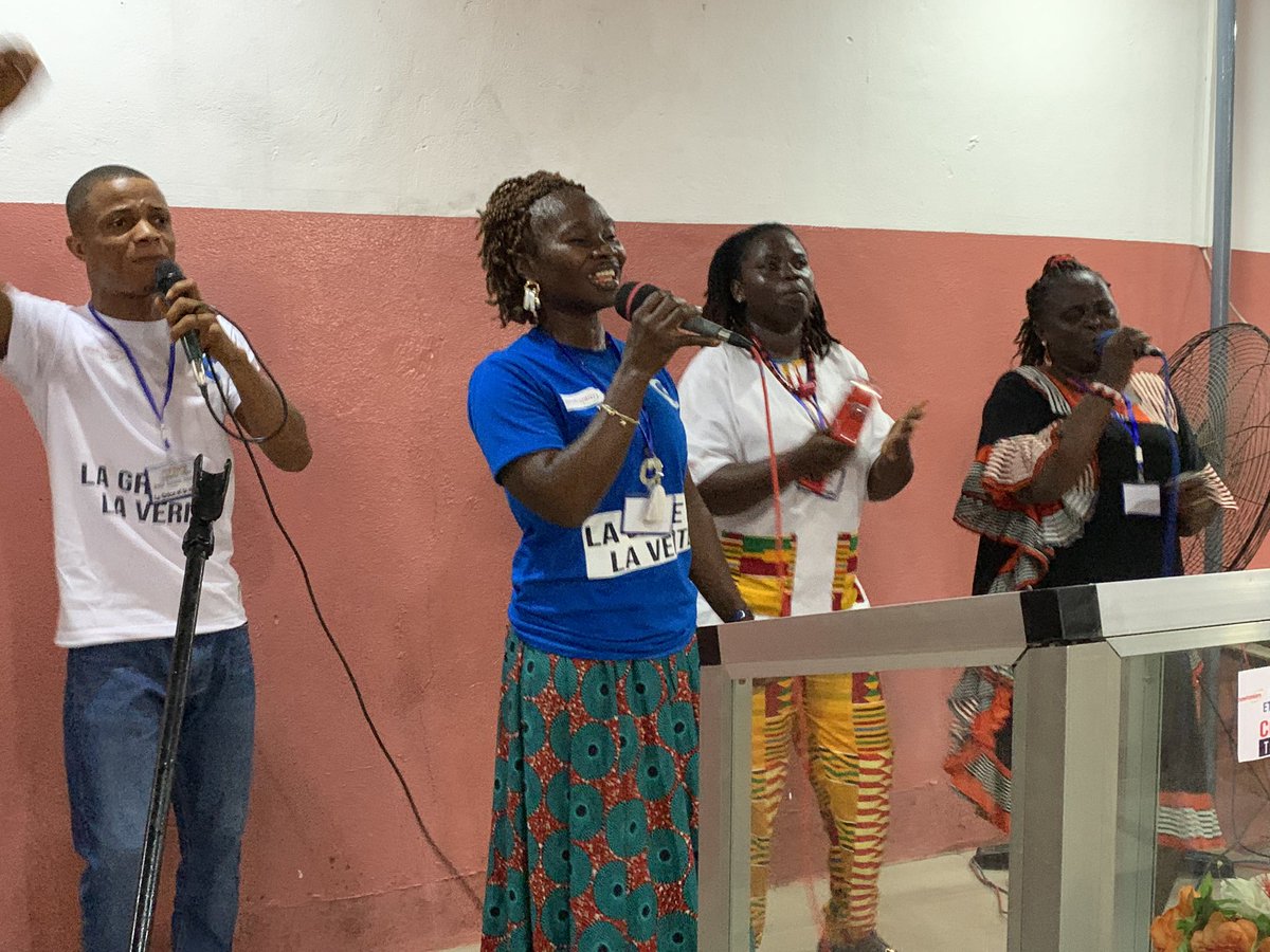 Wonderful time of worship led by the team from Liberia this morning @ Grace Conference 2023 in Conakry, Guinea <a href="/CatalystNetwork/">Catalyst</a>