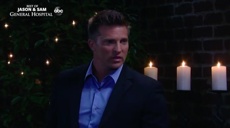 JasamUnited's tweet photo. Sam: Am I late?
Jason: You're perfect.
Sam: Thank you.
#Jasam #GH https://t.co/WMPsqBw2wR