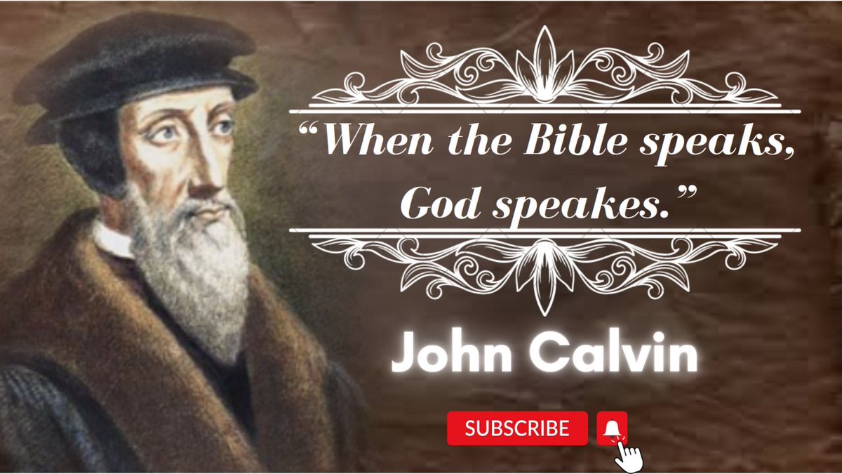 motivational_83's tweet photo. Check out my latest video "John Calvin Quotes 📝  Words of Wisdom from Christians #bible #quotes"

Watch Now: https://t.co/uMa6VJm7nM https://t.co/edTB6SkVQ7