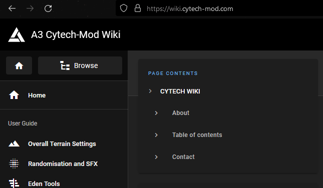 CytechMod's tweet photo. @EternalInquis Please share or DM any pictures. The website and wiki are working fine. https://t.co/qcz5KxLC7H