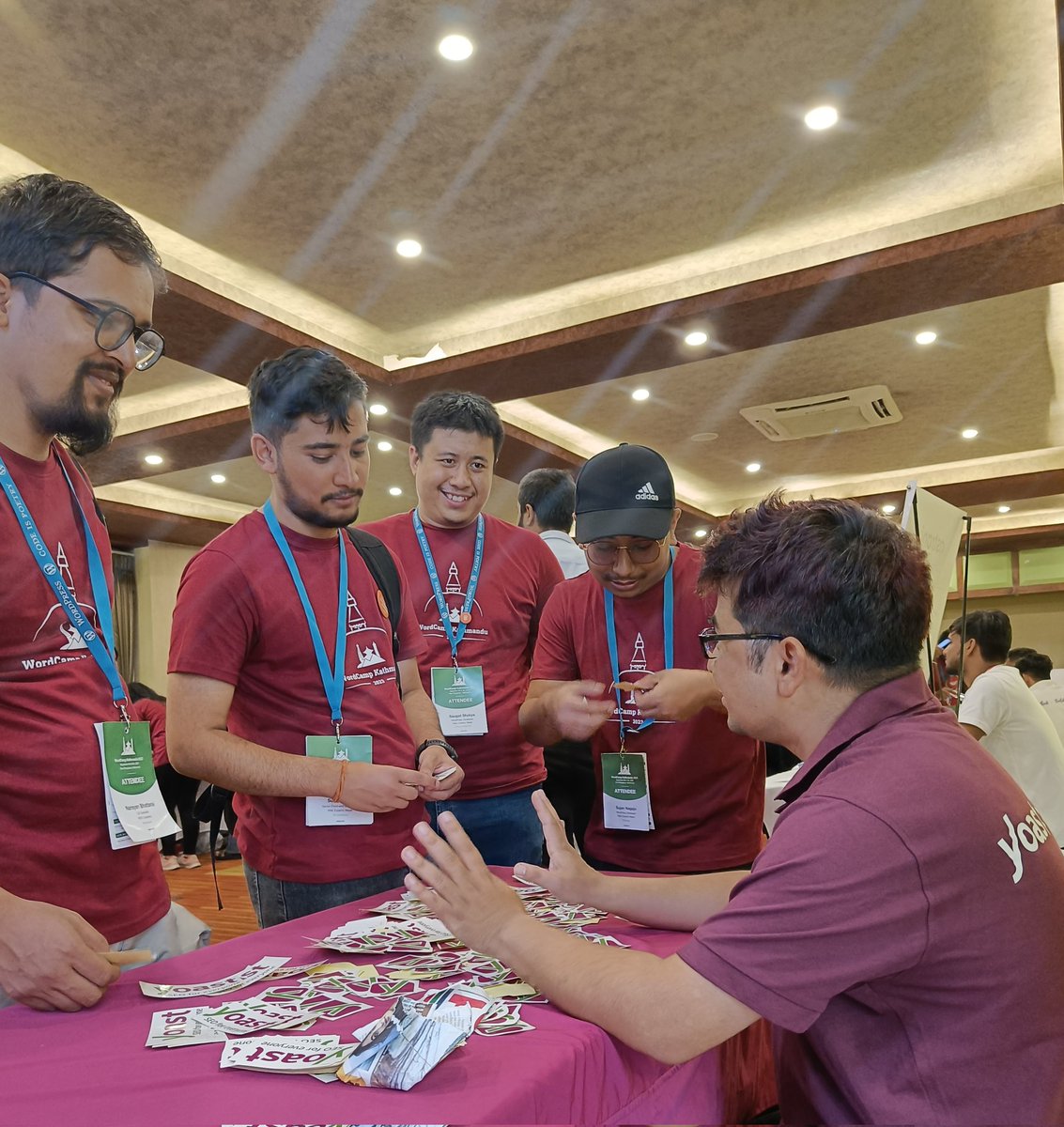 suascat's tweet photo. Attending WordCamp Kathmandu 2023. Glad to interact with SEO enthusiasts from the WordPress community.  @yoast #yoast #wcktm2023 #WCKTM https://t.co/M1zo8T79Rz