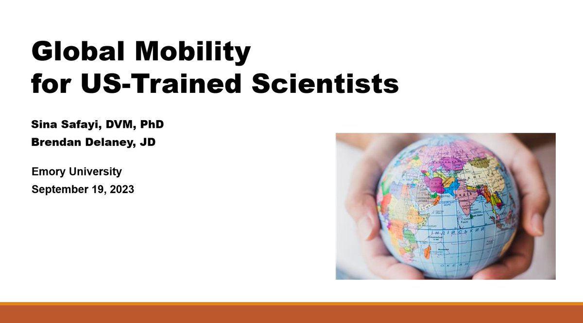 ssafayi's tweet photo. Looking forward to offering talks with @FDImmigration on #SuccessStrategies for #international #postdocs in the US, &amp; #GlobalMobility for the US-trained #Scientists @EmoryUniversity. #NationalPostdocAppreciationWeek #NPAW @nationalpostdoc  #careeradvice #CQ #phdchat #Expats https://t.co/PbbocKGu7n