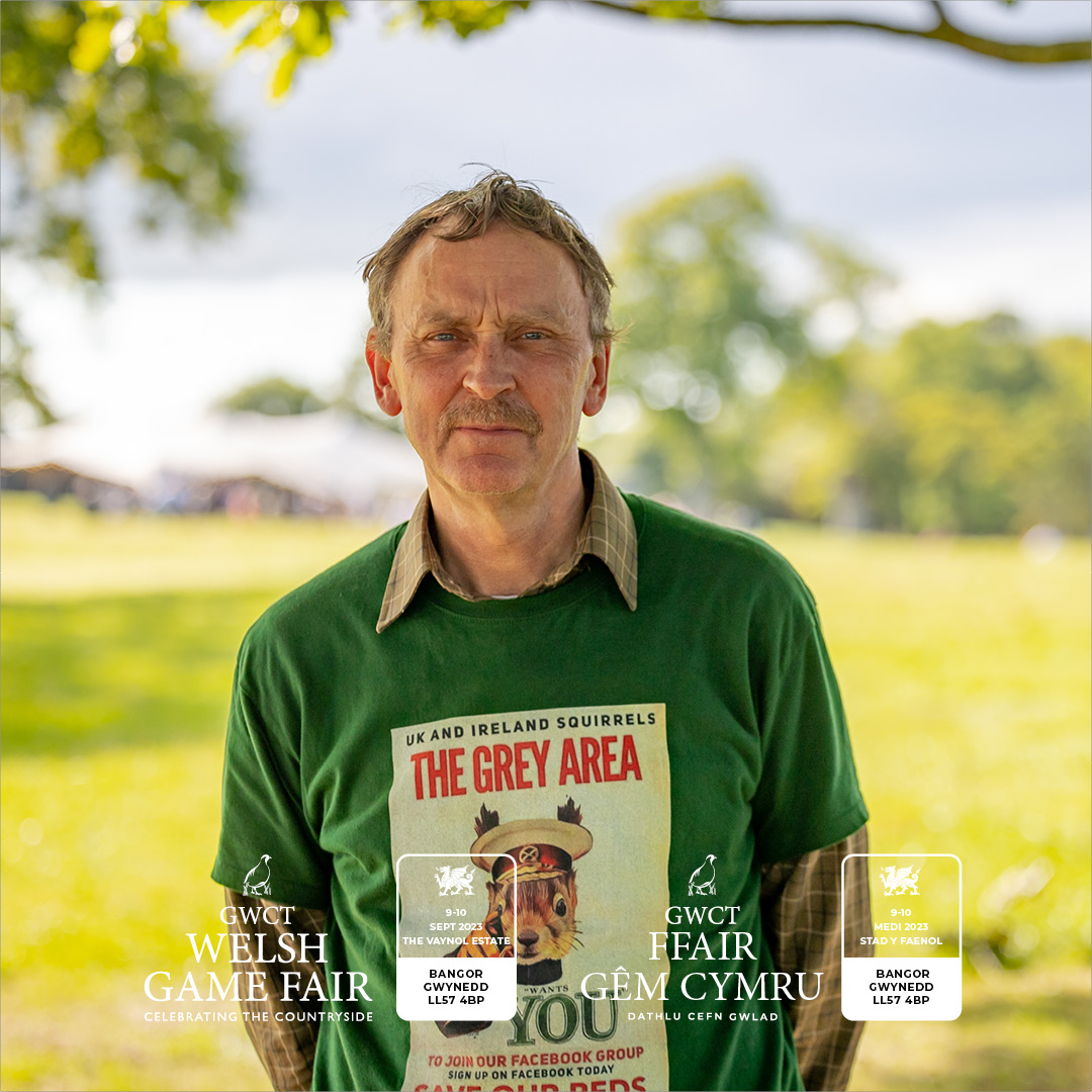 Campaigner Brendan Anderson will be on hand all weekend to show visitors how they can help save our native red squirrels from being taken over by dominant greys.