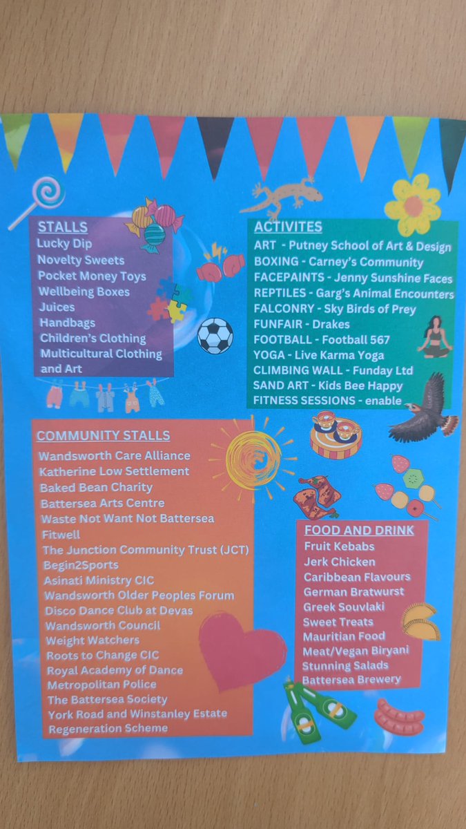 Battersea Community Festival (@battersea_fest) on Twitter photo There is plenty of fun activities and games to get involved with as well as lots of brilliant stalls to explore and not to forget delicious food and drink. You can be a busy 'BattersBee' today! 🐝
<a href="/Battersea_Fest/">Battersea Community Festival</a>
#Battersea #FamilyFunday #LiveMusic #RiversideRadio #Community There is plenty of fun activities and games to get involved with as well as lots of brilliant stalls to explore and not to forget delicious food and drink. You can be a busy 'BattersBee' today! 🐝
<a href="/Battersea_Fest/">Battersea Community Festival</a>
#Battersea #FamilyFunday #LiveMusic #RiversideRadio #Community