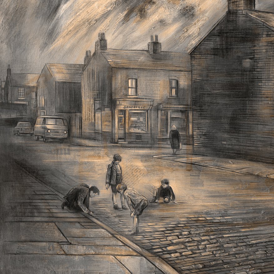 CraigEverett20's tweet photo. 'Marbles'
https://t.co/17WfyivycZ
#streetart #contemporaryart #NostalgicArt #nostalgia📷📷 #loweryesque #NorthernArt #GrimArtGroup #Grimart #urbanart #streetlife #marbles #CraigEverett #AtkinsonGrimshaw #Lowry
@GrimArtGroup https://t.co/Hiq4ow2Tqk
