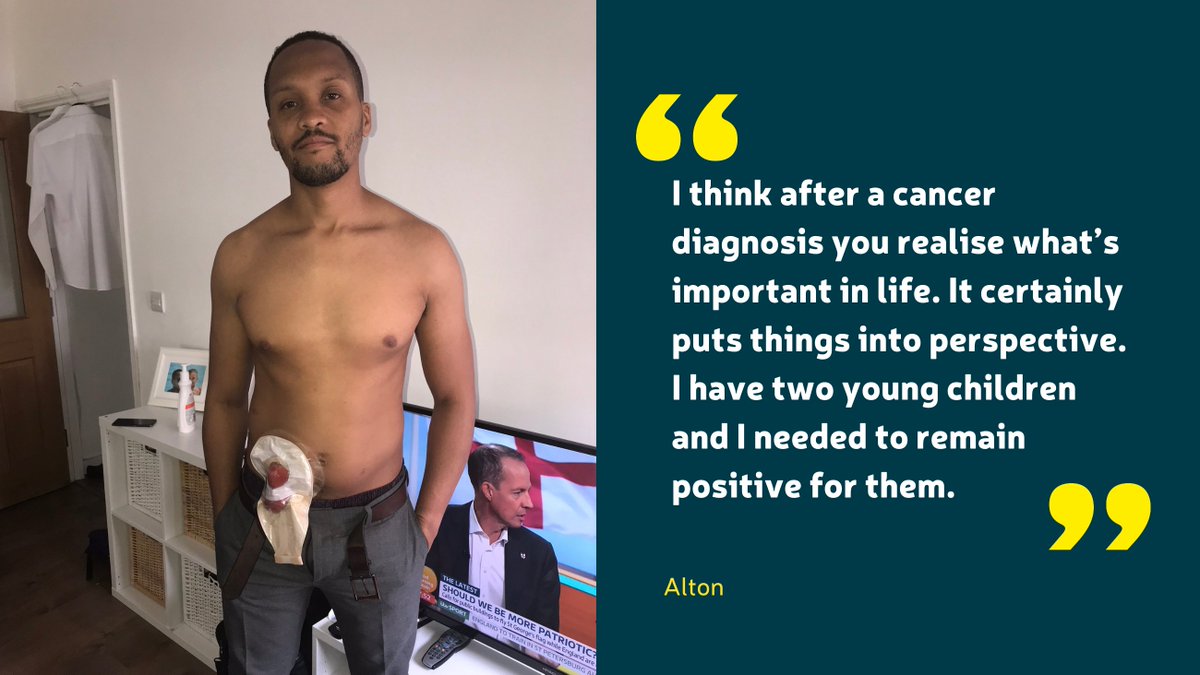 bowelcanceruk's tweet photo. Alton was diagnosed with stage 3 #BowelCancer at just 30 years old. We wanted to thank him for sharing his story and being so honest with his experience💛 

Read his full story: https://t.co/lWmkLTyawV https://t.co/SExuDIUuYt