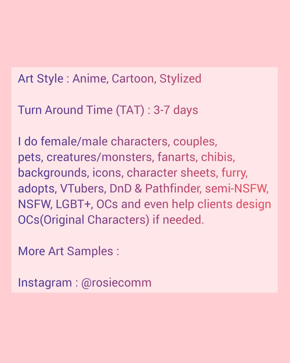 ❤ Rosalie ❤ | Comms Open ~ tweet media