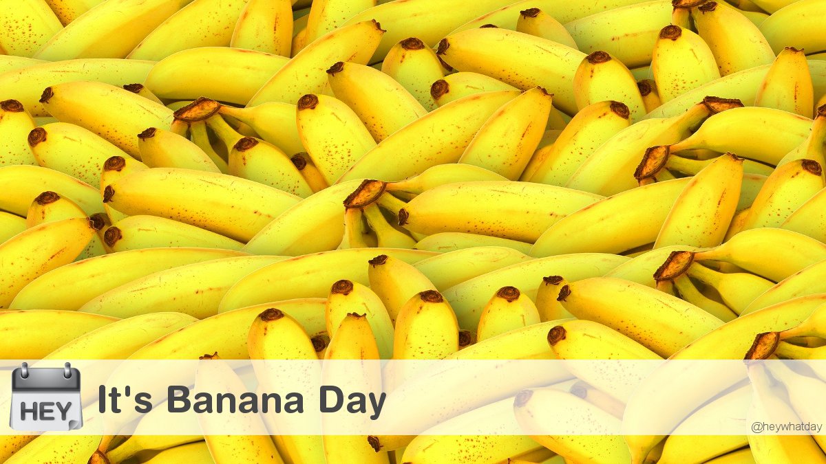 It's Banana Day! 
#Yellow #BananaDay #NationalBananaDay