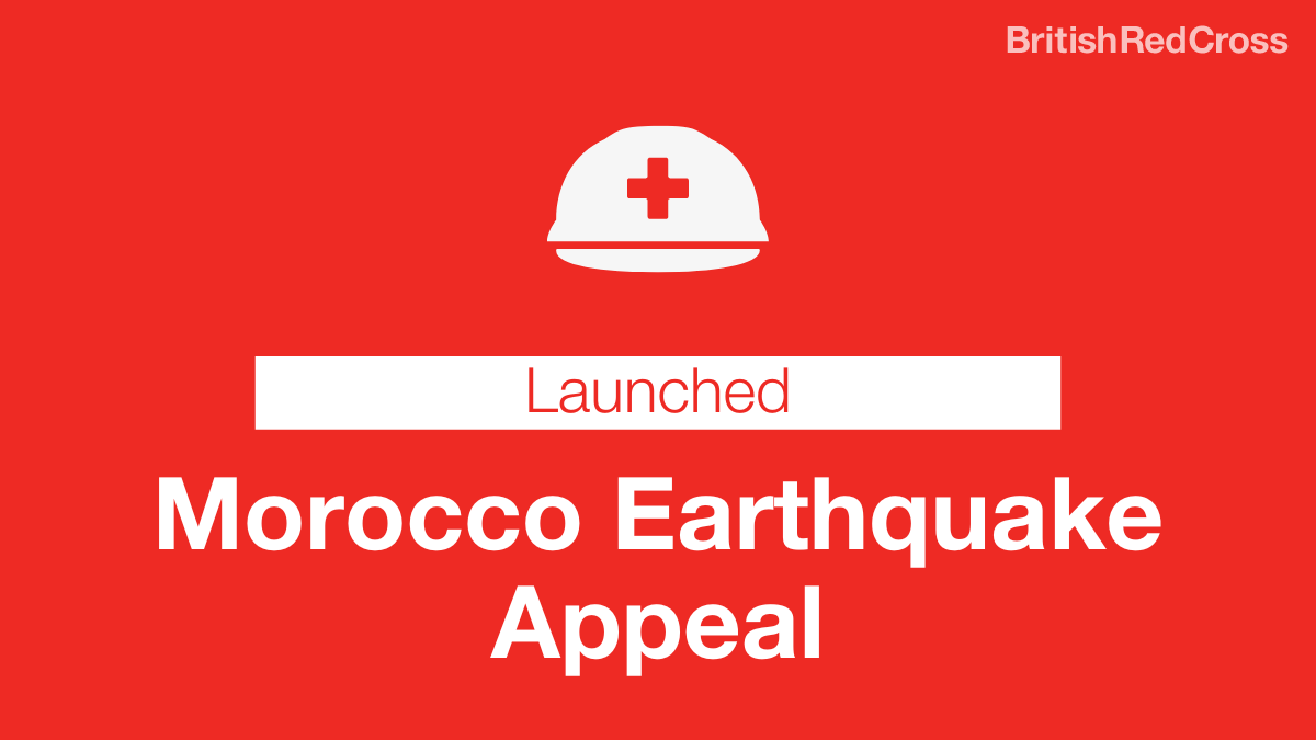 BritishRedCross's tweet photo. Following the earthquake in Morocco on Friday 8 September, we’ve launched an emergency appeal.

The situation is still developing, but many people have already lost their loved ones, their homes, and their livelihoods. They urgently need our support.

https://t.co/lPOELIOHEV https://t.co/ORDtfj2RUB