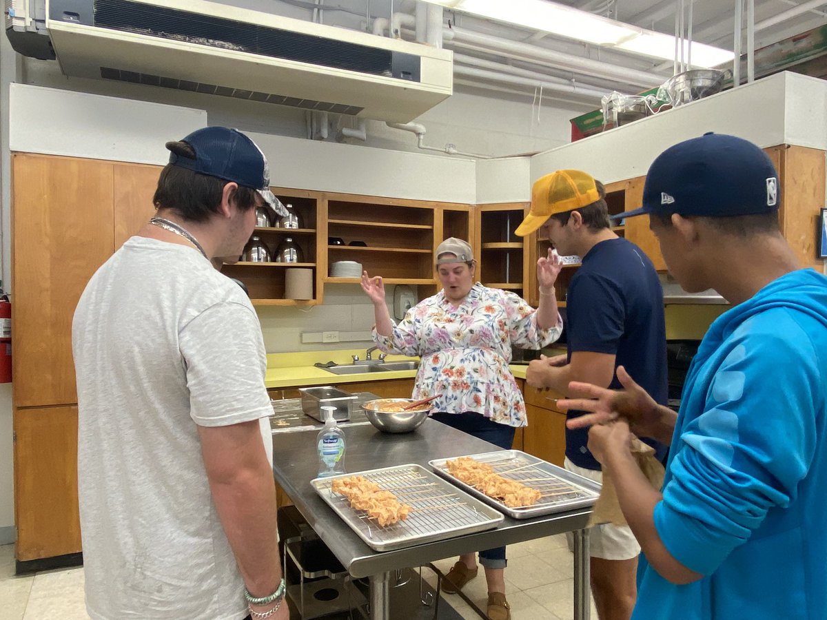 Allison Dees (@allisoncte) on Twitter photo <a href="/wcpatriots/">West Carteret High School</a> Culinary 1 first lab while covering TCS foods! Spiced yogurt marinated chicken skewers with a homemade chimichurri and Latin American pasta. It is such a great opportunity to be able to apply knowledge to the workplace setting! #LearningthatWorks #CTETheHotTopic <a href="/wcpatriots/">West Carteret High School</a> Culinary 1 first lab while covering TCS foods! Spiced yogurt marinated chicken skewers with a homemade chimichurri and Latin American pasta. It is such a great opportunity to be able to apply knowledge to the workplace setting! #LearningthatWorks #CTETheHotTopic