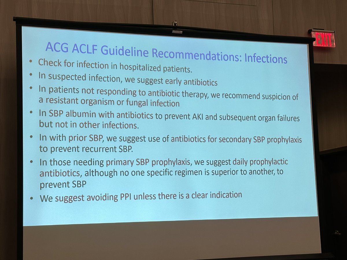 Great summary of the #ACG guidelines for #ACLF @JasmohanBajaj @OHgastrosociety #OGS2023