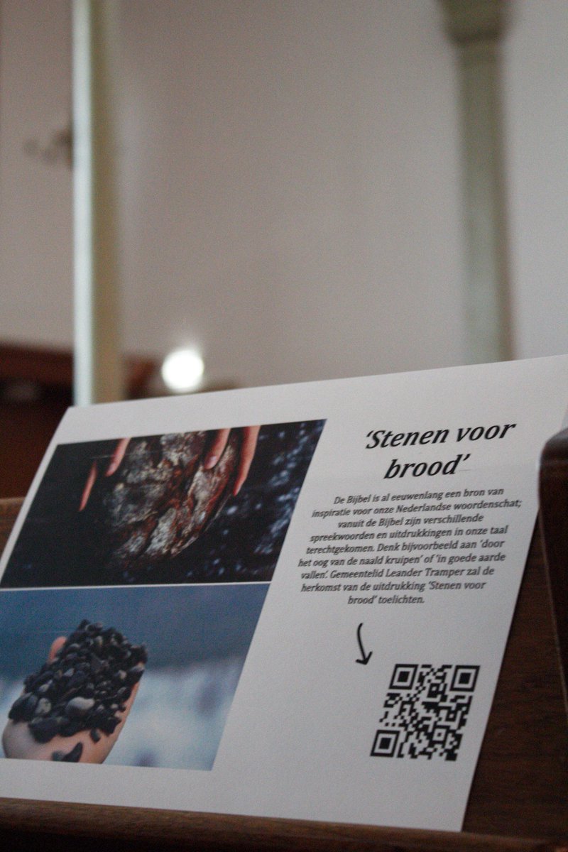 LeanderTramper's tweet photo. 'Levende stenen' #openmonumentendag

Welkom in de Hoofdstraatkerk te Leiderdorp! We zijn nog tot 17u00 open. https://t.co/n9517Ht6on