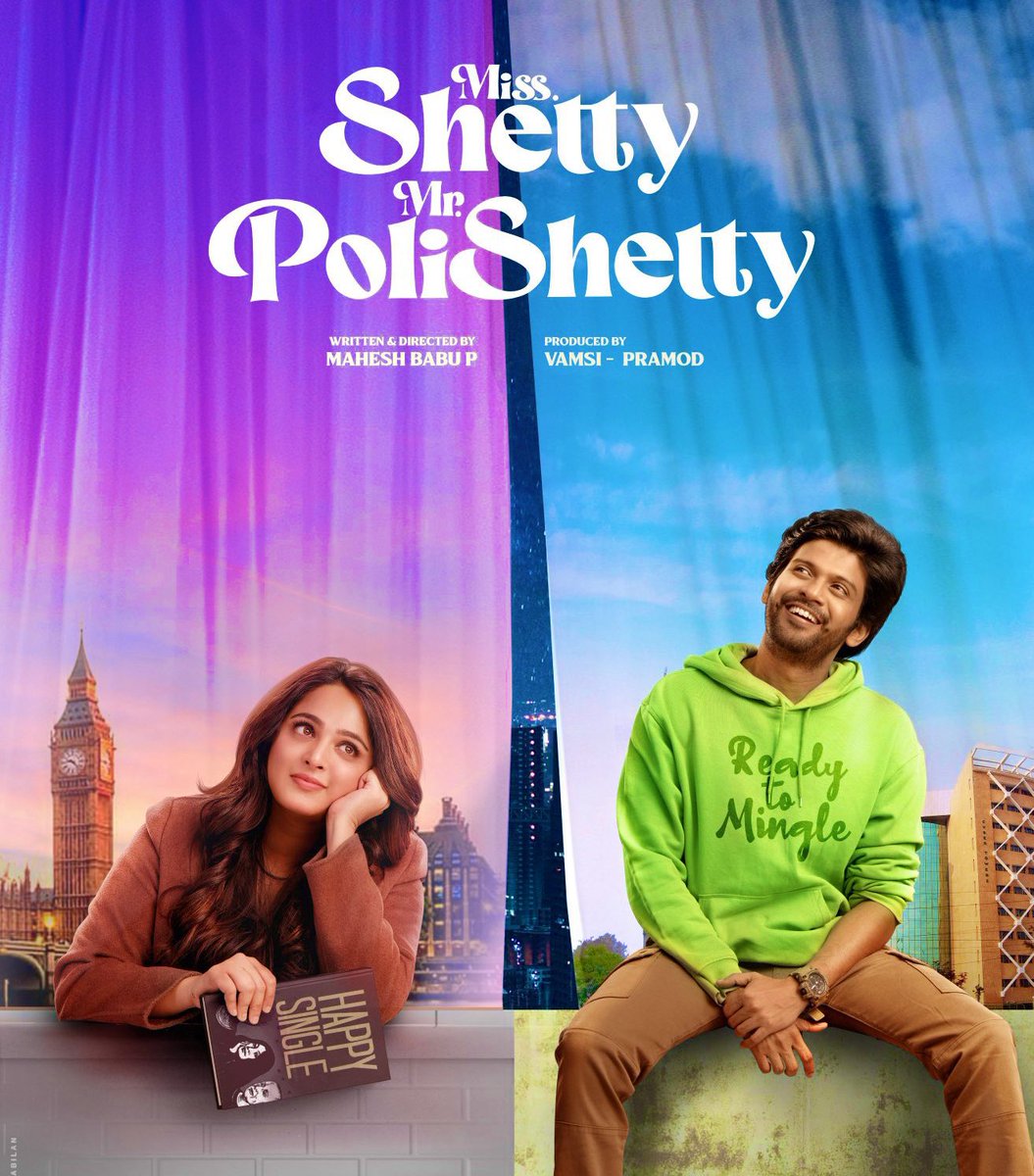 HelloGuruh's tweet photo. #MissShettyMrPolishetty Genuine and Honest presentation. Kudos to director for his story,execution and dialogues. Slow pace here & there is only flaw. @NaveenPolishety and @MsAnushkaShetty given their best. U will come out of a theatre with a smile.
#MSMP #MSMPReview https://t.co/EBQ508Hcd1