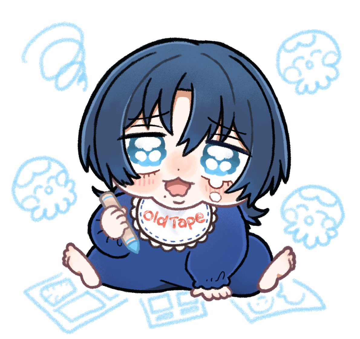 配信赤ちゃん青くゅ…
 #青ペン