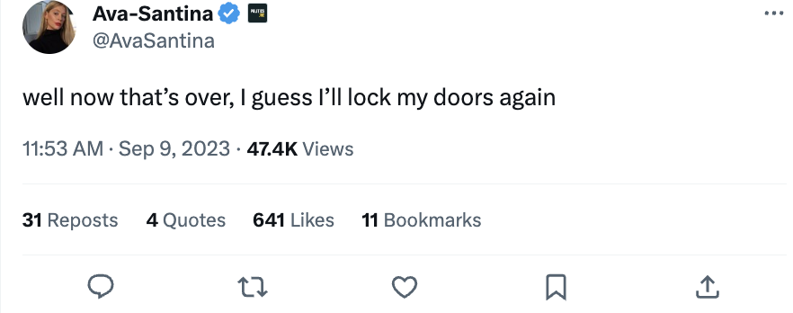 Rebartic's tweet image. Looks like ex-LBC denizen, Ada, has been fantasising about being shagged by a terrorist.

Odd woman.

#OADA