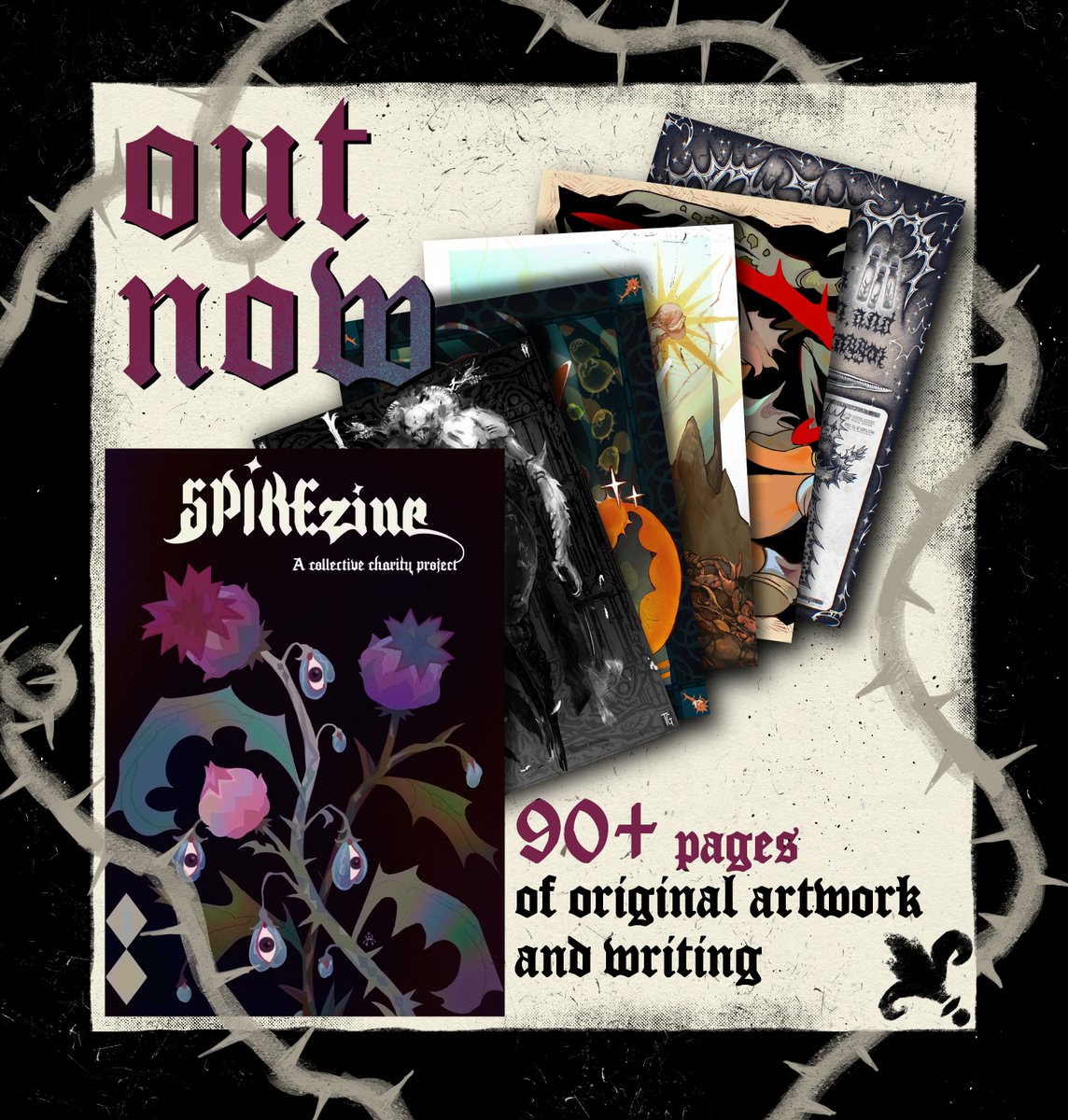 SPIKE ZINE | OUT NOW (@SPIKEZINE) on Twitter photo 2023-09-09 14:00:00 SPIKE ZINE is OUT NOW for a minimum of $5!! an original art zine themed around spikes, with all proceeds going to @OutrightIntl for global LGBTQI+ advocacy, support and research! spikeartzine.gumroad.com/l/SPIKEZINE SPIKE ZINE is OUT NOW for a minimum of $5!! an original art zine themed around spikes, with all proceeds going to @OutrightIntl for global LGBTQI+ advocacy, support and research! spikeartzine.gumroad.com/l/SPIKEZINE