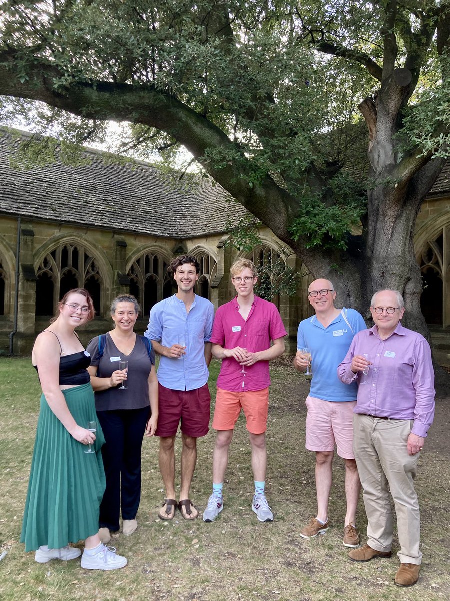Howe Lab (@cjhowelab) on Twitter photo Great #PlastidPreview conference at <a href="/NewCollegeOx/">New College, Oxford</a>, Oxford! The Howe lab delegation enjoyed the science and hospitality (see our group picture under the famous Harry Potter tree!)
Special congrats to <a href="/bartosz_witek/">Bartosz Witek</a> for winning a poster prize! Great #PlastidPreview conference at <a href="/NewCollegeOx/">New College, Oxford</a>, Oxford! The Howe lab delegation enjoyed the science and hospitality (see our group picture under the famous Harry Potter tree!)
Special congrats to <a href="/bartosz_witek/">Bartosz Witek</a> for winning a poster prize!