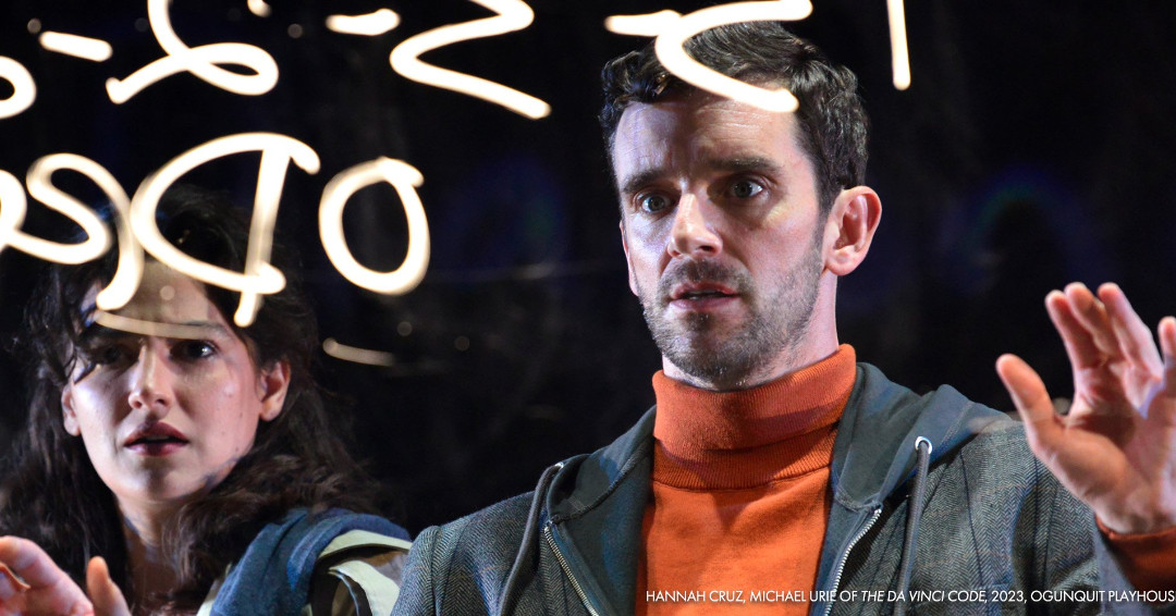 SoundsofBway's tweet image. New season of On Broadway - I chat with Michael Urie and Hannah Cruz who are starring in the American premiere of The Da Vinci Code, running through Sept. 23 at the Ogunquit Playhouse in Ogunquit, Maine.  broadwayradioprograms.com @michaelurielikesit @thisishannahcruz
