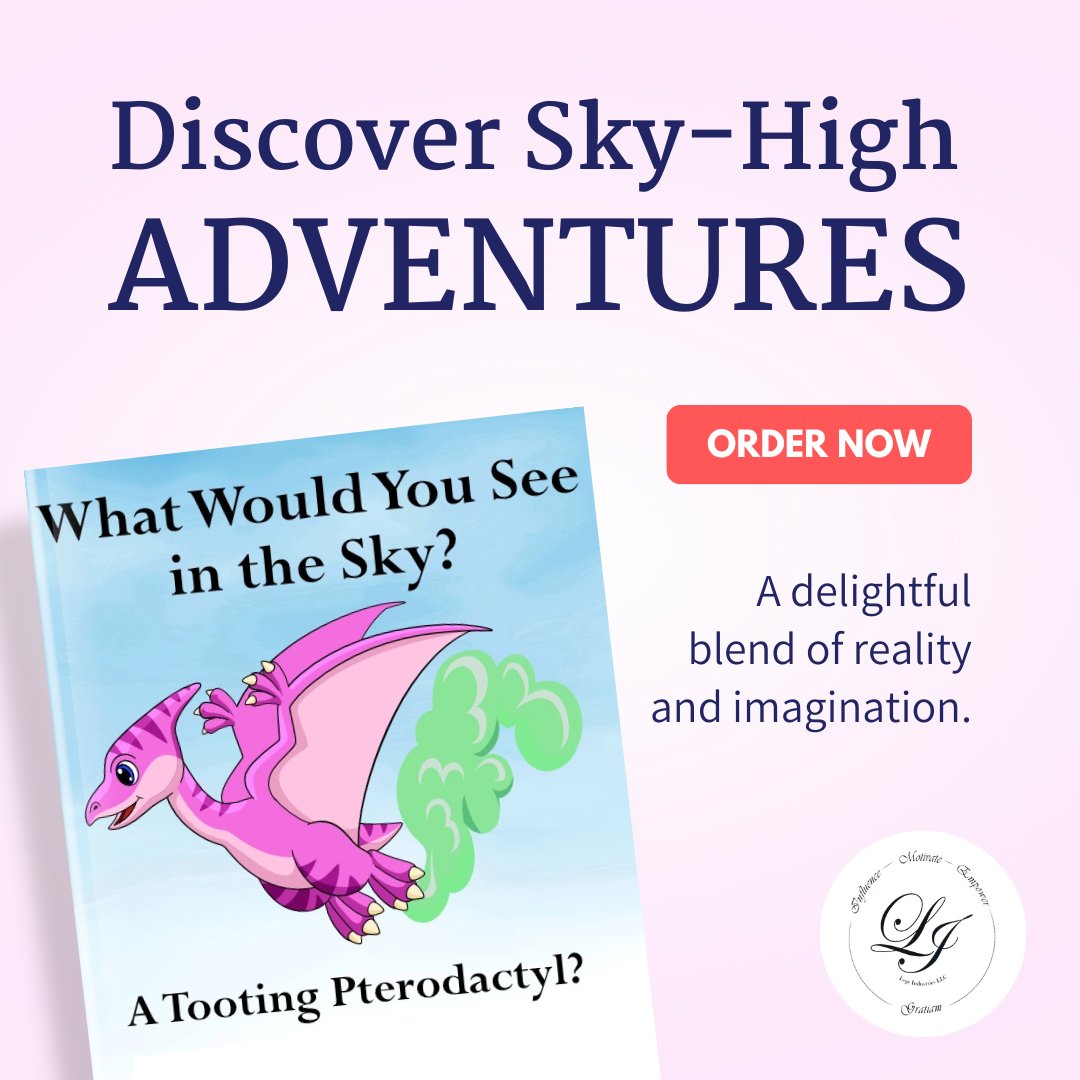 Elevate your child's imagination with our enchanting children's book, 'What Would You See in the Sky: A Tooting Pterodactyl.' 🌈

Grab your copy today: legeindustriesllc.com

#ShaneLegeBooks #ReadingWithKids #ChildrensWritersGuild
