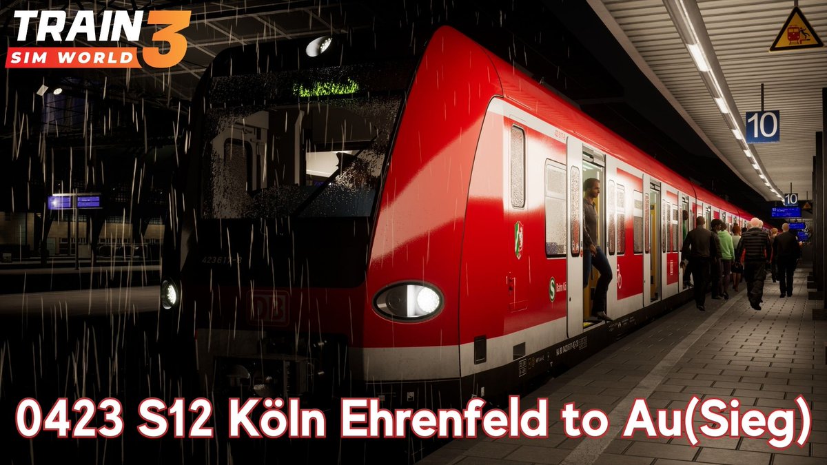 neal08ni's tweet image. 0423 S12 KöIn Ehrenfeld to Au(Sieg) - Schnellfahrstrecke Köln-Aachen - BR 423 - Train Sim World 3

#8BitDojo #TrainSimWorld3 #MasterTheMachine #TSW3

youtu.be/iW2tQmA7QxE