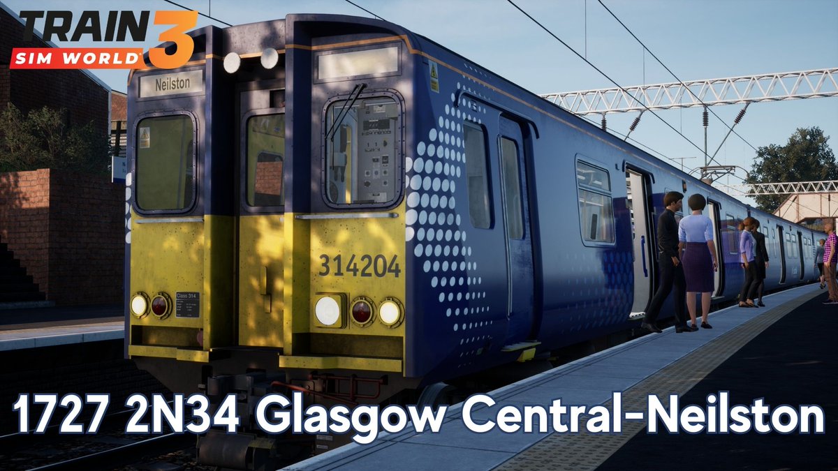 neal08ni's tweet image. 1727 2N34 Glasgow Central-Neilston - Cathcart Circle Line - Class 314 - Train Sim World 3

#8BitDojo #TrainSimWorld3 #MasterTheMachine #TSW3

youtu.be/WVlCK3EWpb8