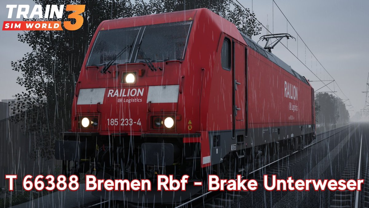 neal08ni's tweet image. T 66388 Bremen Rbf - Brake Unterweser - Bremen - Oldenburg - BR 185.2 - Train Sim World 3

#8BitDojo #TrainSimWorld3 #MasterTheMachine #TSW3

youtu.be/P0lIYzITuB8