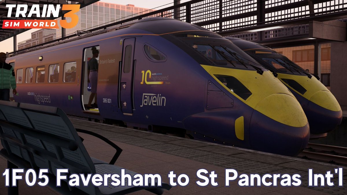 neal08ni's tweet image. 1F05 Faversham to St Pancras Int&apos;l - Southeastern High Speed - Class 395 - Train Sim World 3

#8BitDojo #TrainSimWorld3 #MasterTheMachine #TSW3

youtu.be/N1h41pvK9RE