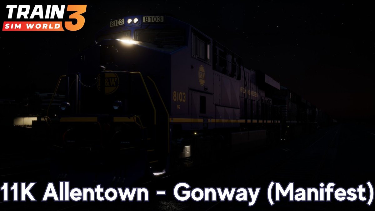 neal08ni's tweet image. 11K Allentown - Gonway (Manifest) - Horseshoe Curve - ES44AC - Train Sim World 3

#8BitDojo #TrainSimWorld3 #MasterTheMachine #TSW3

youtu.be/L7xhiNJl9aA