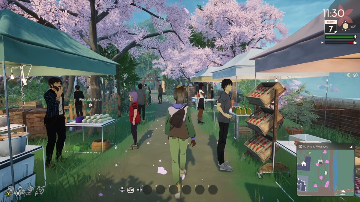myPotatoGames's tweet photo. SunnySide is a farming game where you experience life in a cozy town somewhere in rural Japan. Befriend the many unique villagers, even find love, build and decorate your own home, grow crops and sell them at the local farmers market, explore shops, supermarkets local restaurants and so much more! Steam this fall! 😍