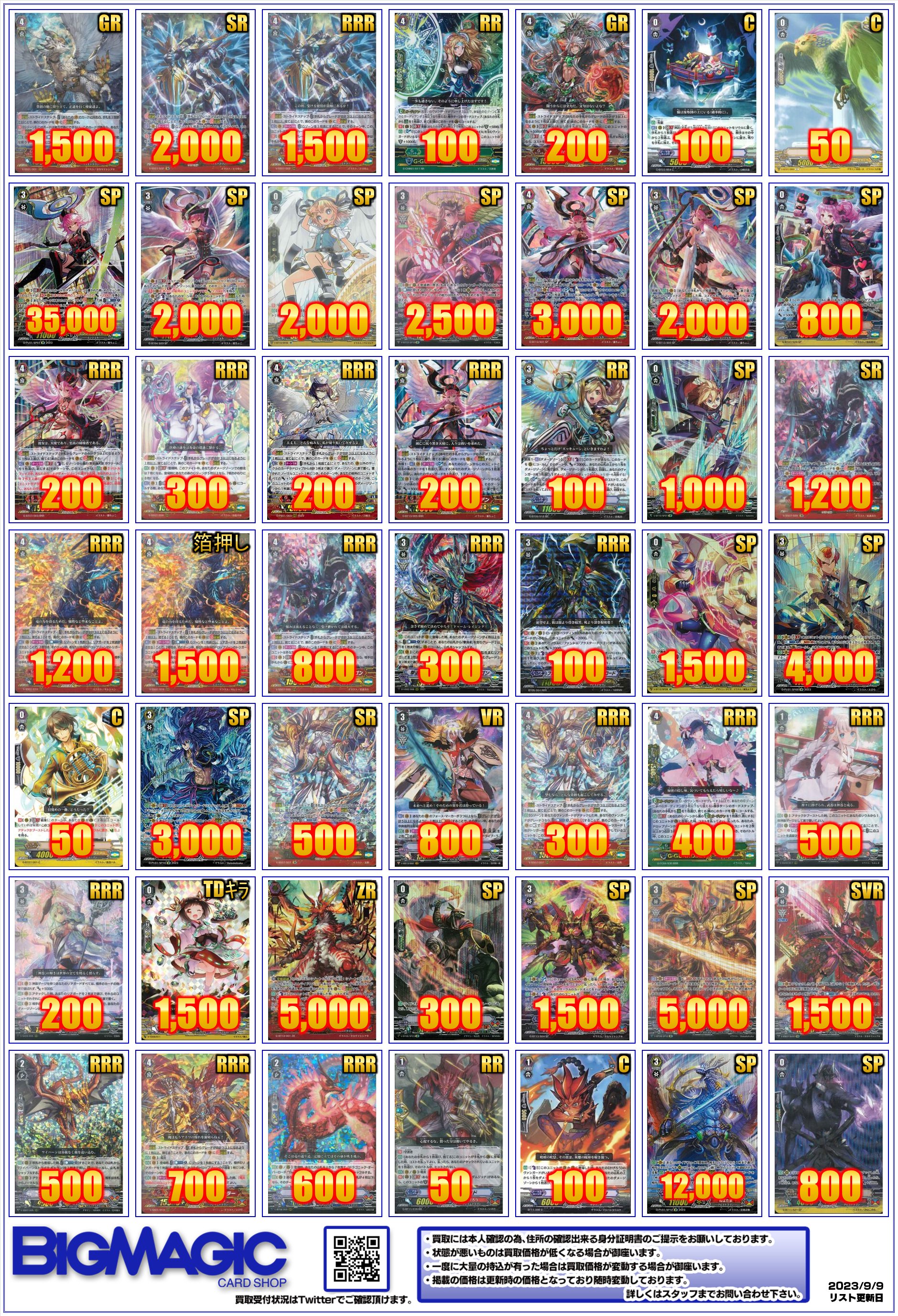 ヴァンガード】2021年5月1日、かげろうの優勝デッキレシピ（P