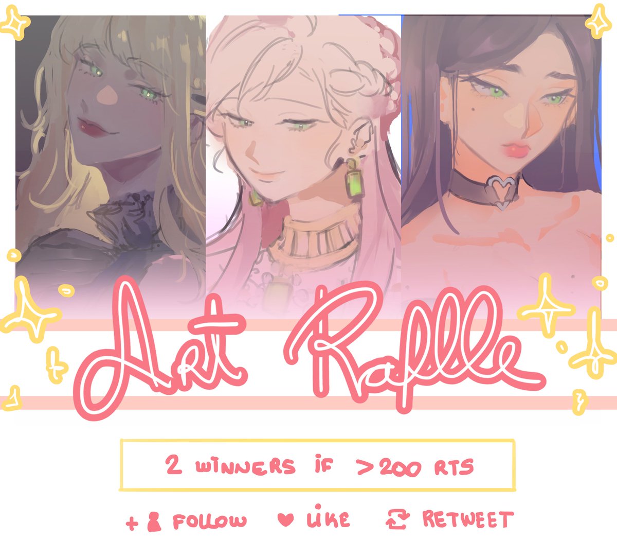 _camberry's tweet photo. 💛🌺art raffle 🌺💛
because it's been a while since the last time!

💫 rules: follow, like, rt
💫 prize: 1 portrait
💫 1 winner (2 winners if we get more than 200 contestants!)

ends 1 month from now! gmt -3 🐣🌟 https://t.co/7PRFfseiqE