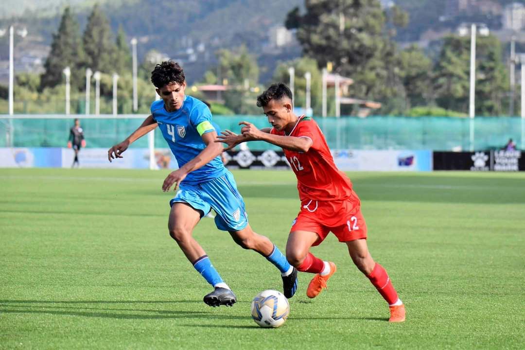 CEO_HZL's tweet photo. I am super excited for tomorrow's #U16SAFF2023 Final #showdown. Extending my heartfelt wishes to our @ZincFootball Academy’s rising star Mohammed Kaif and the entire #BlueColts. Let's continue the good work as the whole country rallies behind these talented young #footballers 🇮🇳 @IndianFootball
