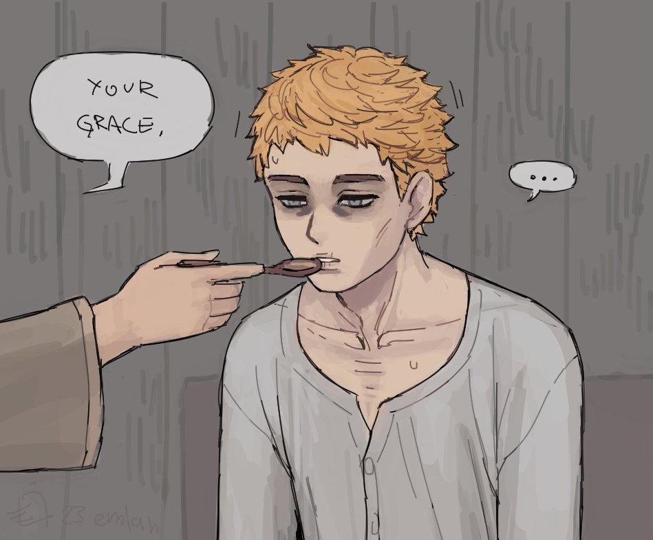 FFXVI hand-feeding a 15 year old who is really a 10 year old who has recently woken up from a very heavy nap 🧵 
