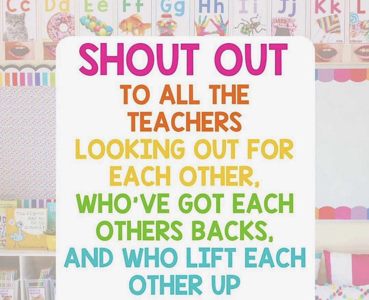 ❤️🩷🧡💛💚💙🩵💜🫶🏼
Teachers need other teachers. This is not a job that can be done alone. Collaboration and friendship are vital to the success of both teachers &amp; students.