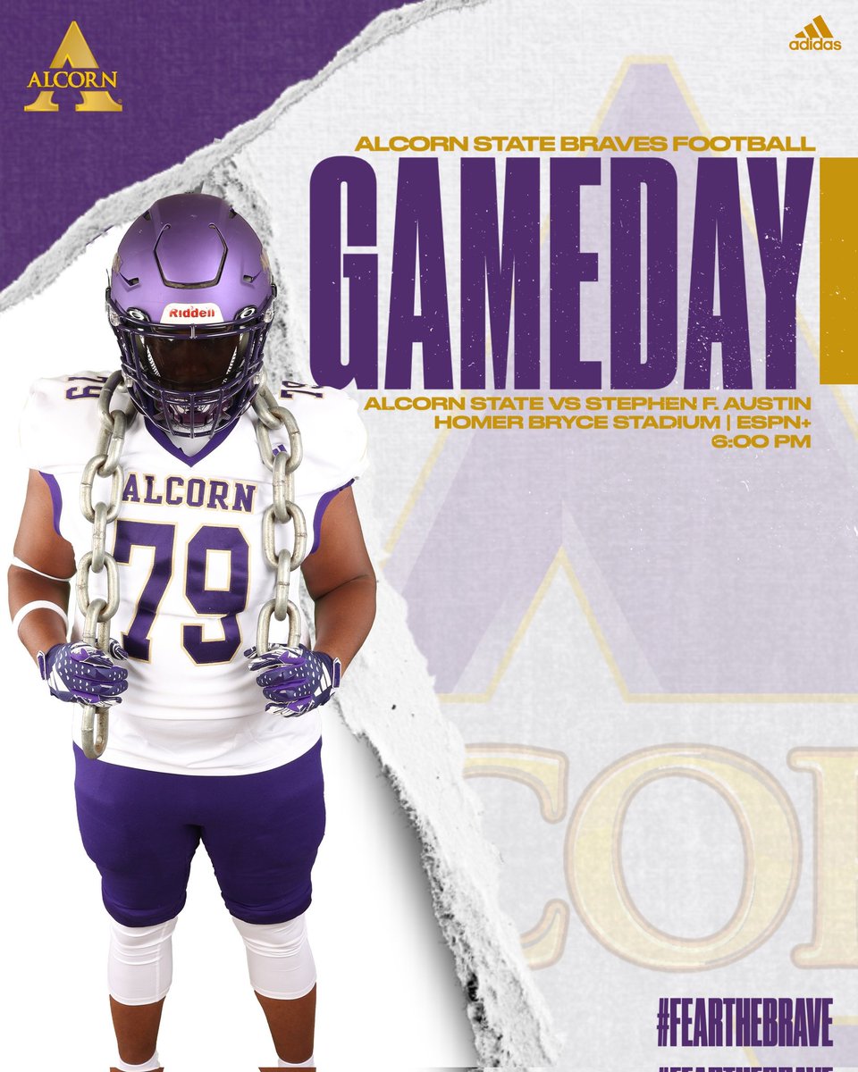 BRAVESSPORTS's tweet photo. 🚨 GAMEDAY 🚨

🆚️ @SFA_Football
⏰: 6:00 PM
🖥: https://t.co/h7yplXNHyw
📍: Nacogdoches, TX 

#FearTheBrave https://t.co/kThAw78suU