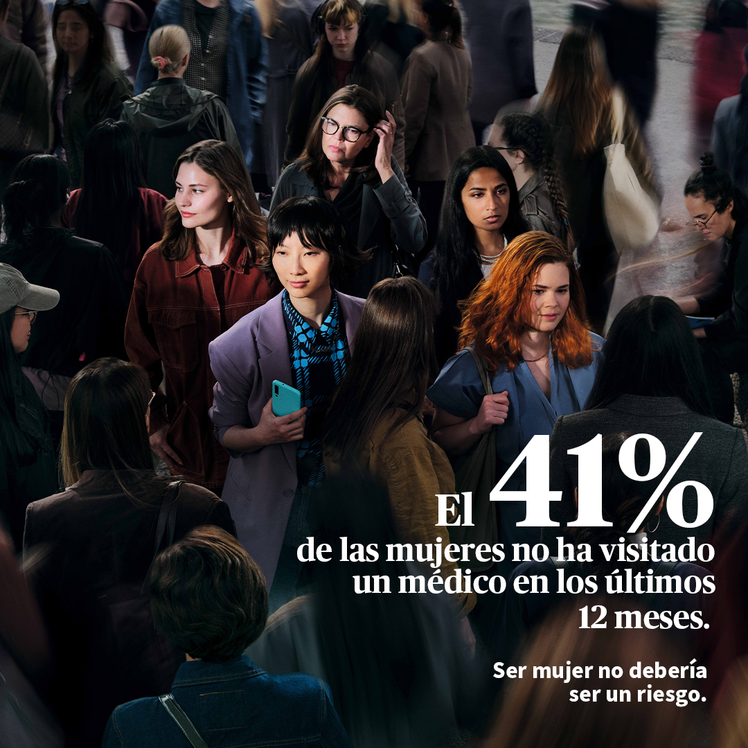 GuaschSeguros's tweet photo. La nueva campaña del Grupo AXA ‘Ser mujer no debería ser un riesgo’  llega a España con el objetivo de concienciar y proteger a la mujer ante distintos peligros. 💜👭https://t.co/mrFSPydtDH https://t.co/4e8asDdmWm