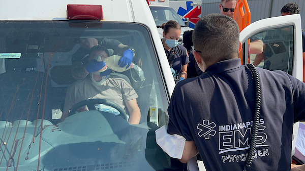 IndianapolisEMS's tweet photo. As EMS responders, we’ve seen the aftermath of speeding firsthand. Please slow down and choose safety on the road – arriving late is better than not arriving at all. 

#DriveSafe #EMSTips #ResponseReady https://t.co/kQtQQQRqcH