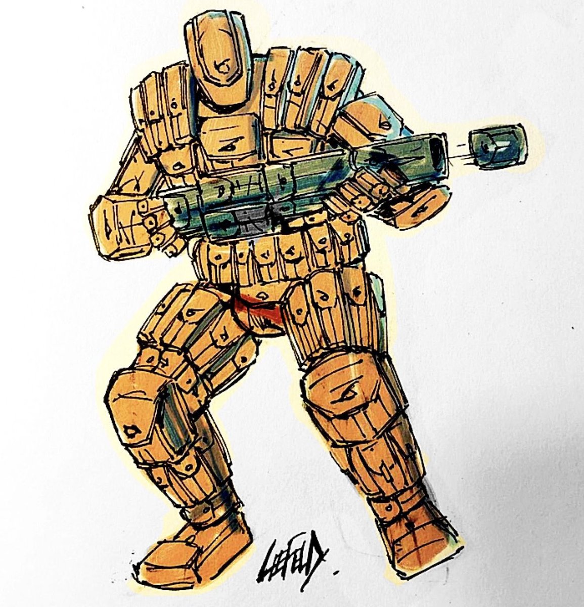 robertliefeld's tweet photo. My early sketches of The Pouch from 2012. https://t.co/uH9E95EPtk