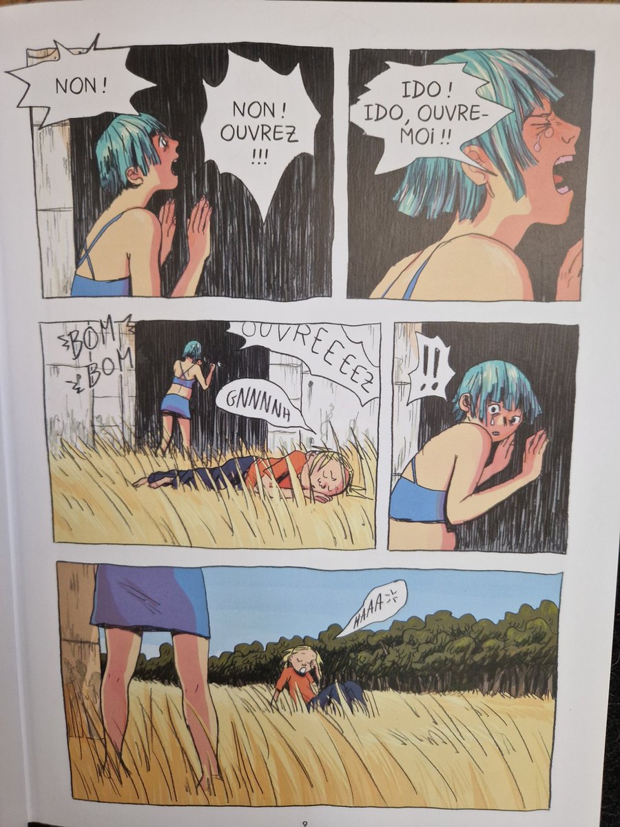 VinceBrunner's tweet photo. Une femme forcée à l'exil et accompagnée par une petite fille énigmatique dans un monde post-apocalyptique..."Retour à Epsilon" de Lolita Couturier aux @leshumanos pose plein de questions mais il y aura une suite et déjà une énergie dans le trait emballante 1/2 https://t.co/jkkBwZchke